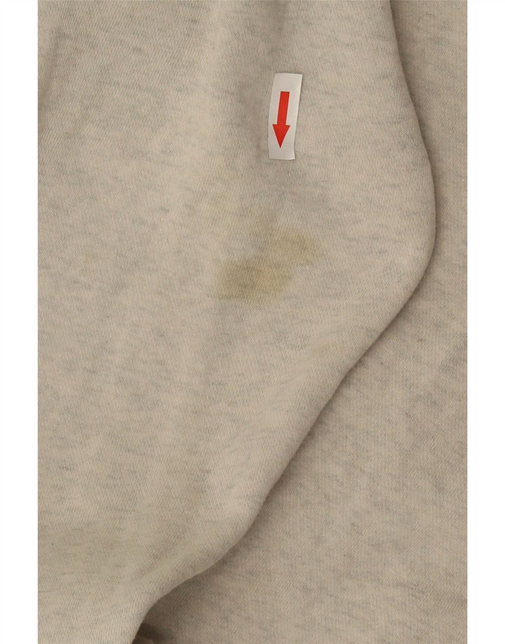 Pulover Nike Grafic pentru bărbați, bumbac mic, gri