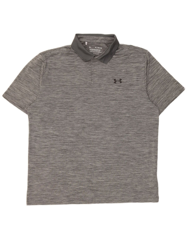 Tricou polo Under Armour pentru bărbați, XL, poliester cu pată gri