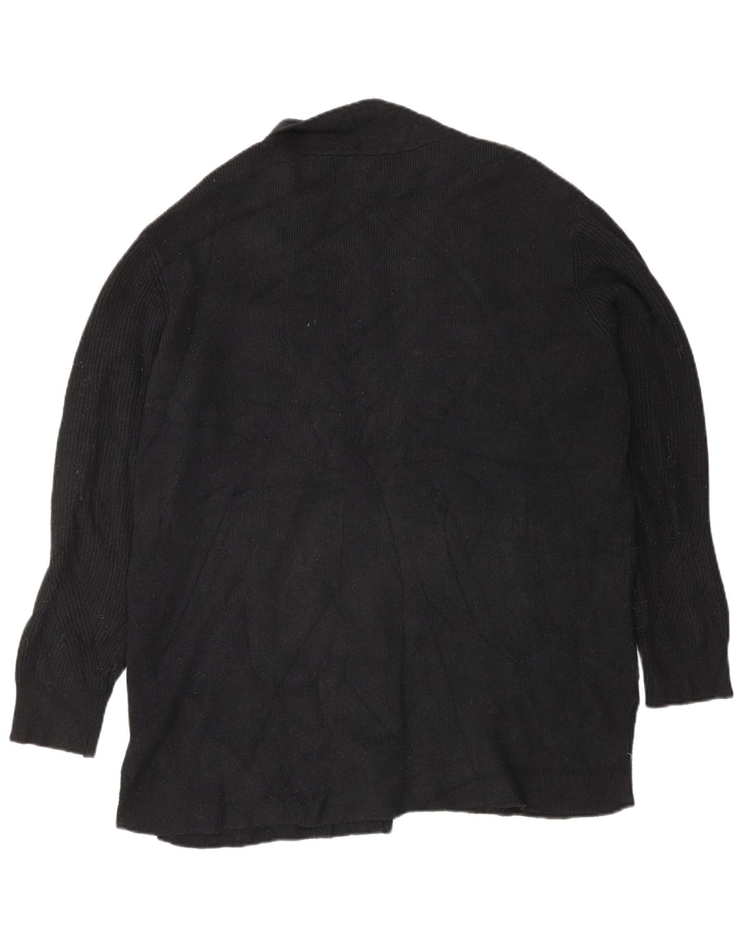 Pulover cardigan deschis supradimensionat pentru femei Marks & Spencer UK 18 XL Negru