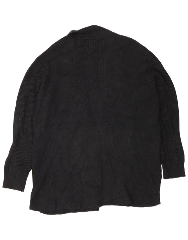 Pulover cardigan deschis supradimensionat pentru femei Marks & Spencer UK 18 XL Negru