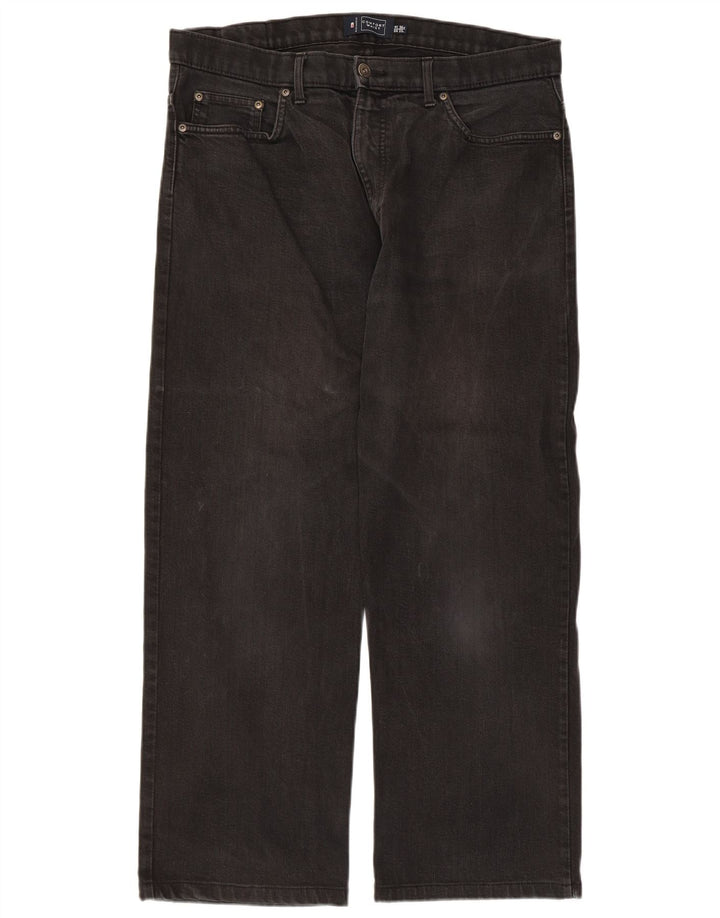 Marks & Spencer Mens Straight Jeans W36 L27 Black Cotton