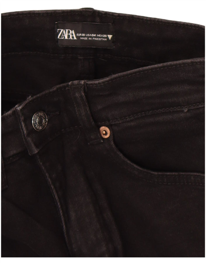 Blugi Zara Femei Bootcut EU 36 XS W26 L25 Negri