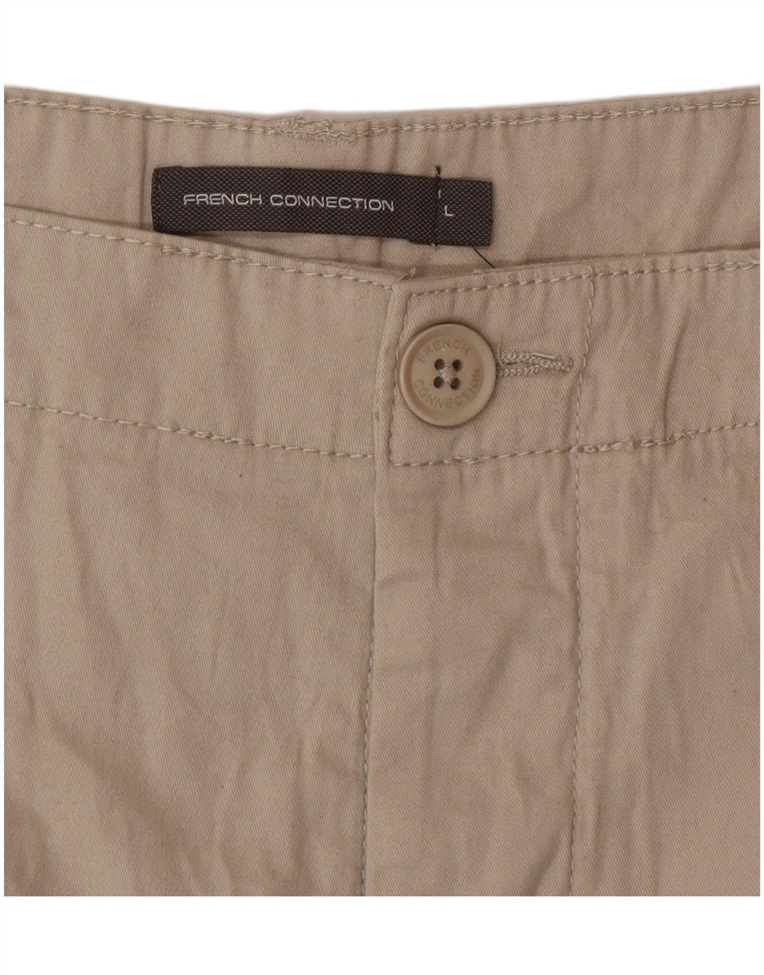 Pantaloni scurti cargo pentru bărbați French Connection, mari W36, bumbac, bej
