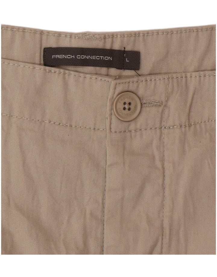 Pantaloni scurti cargo pentru bărbați French Connection, mari W36, bumbac, bej