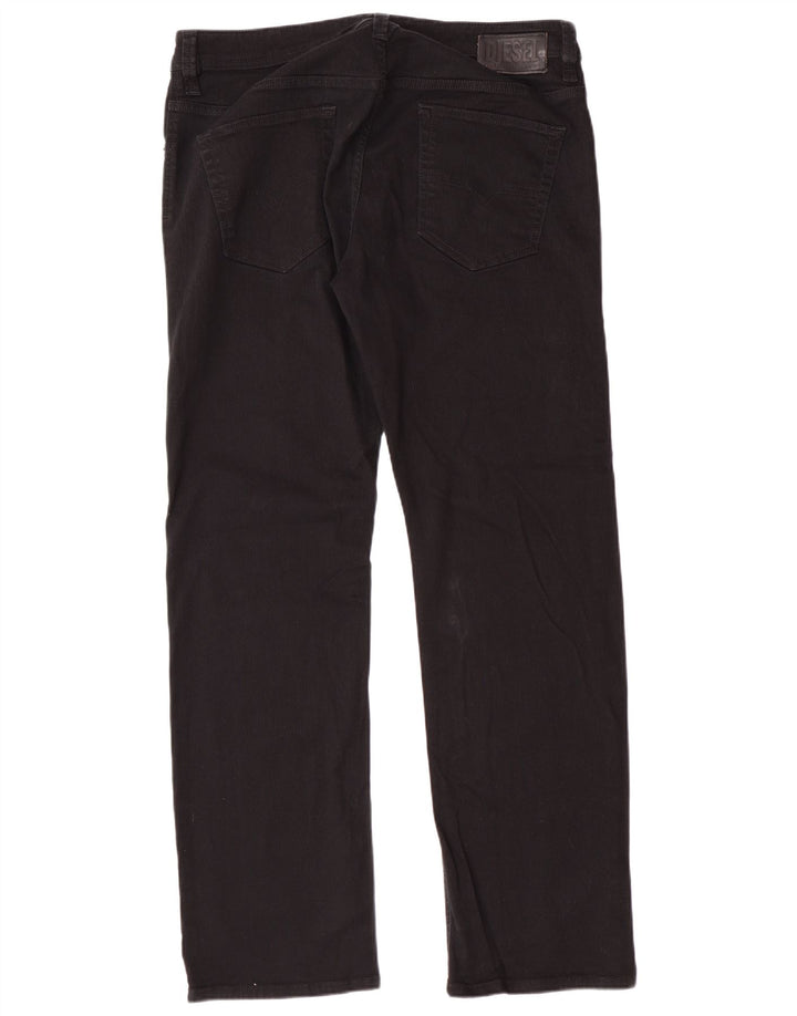 DIESEL Blugi Larkee Straight pentru bărbați W36 L32 bumbac negru