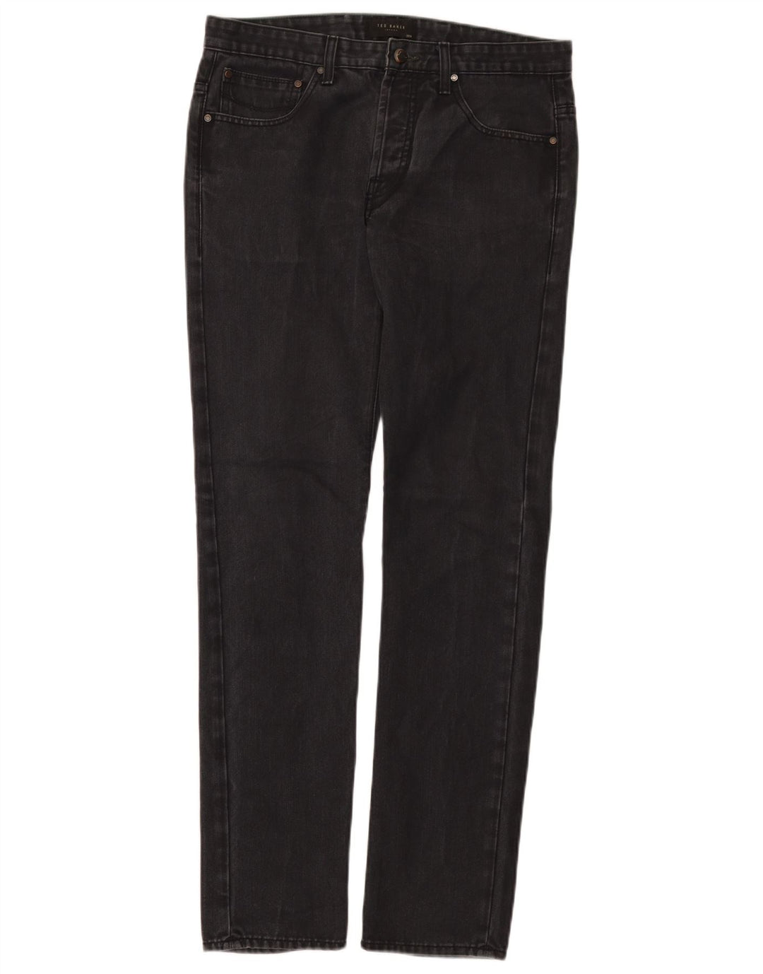Blugi slim pentru femei Ted Baker L30 L31 bumbac negru