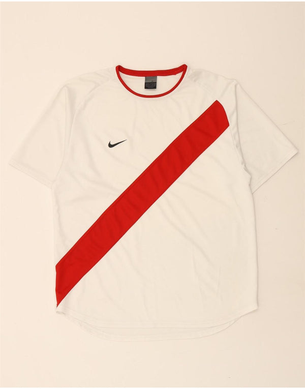 Tricou pentru bărbați NIKE Top Medium White Colorblock