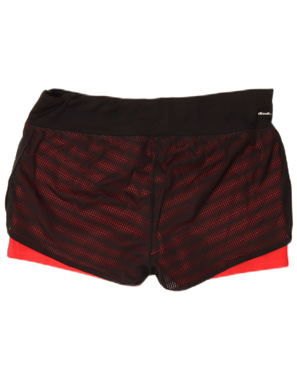 ADIDAS Womens Climalite Sport Shorts UK 20/22 XL  Black Polyester