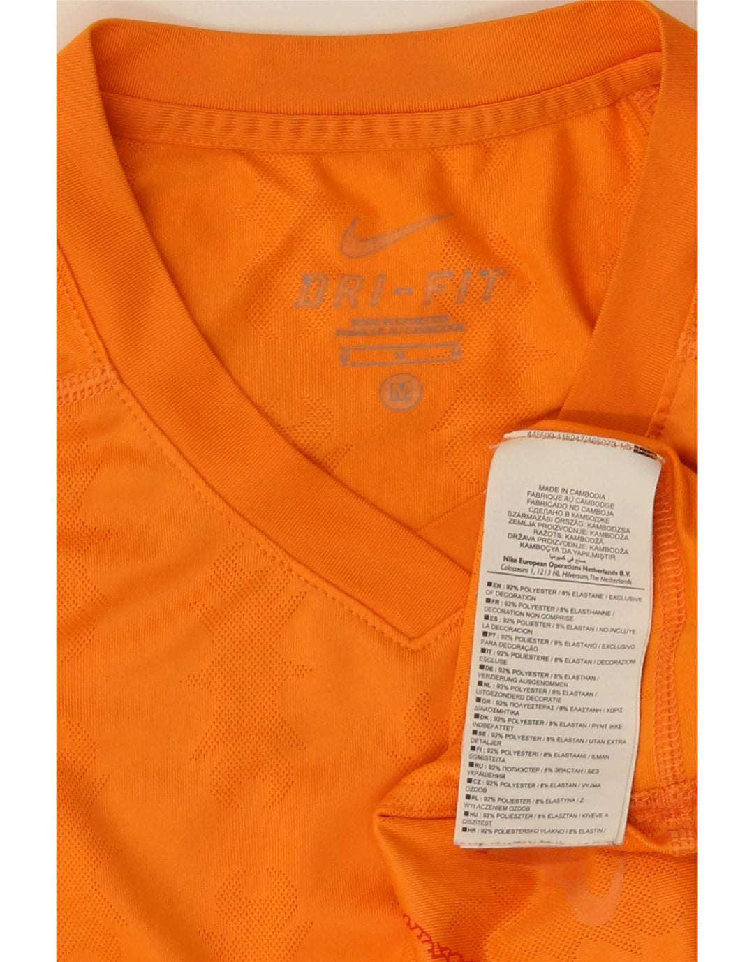 Tricou pentru bărbați Nike Top Medium Orange Paisley Poliester