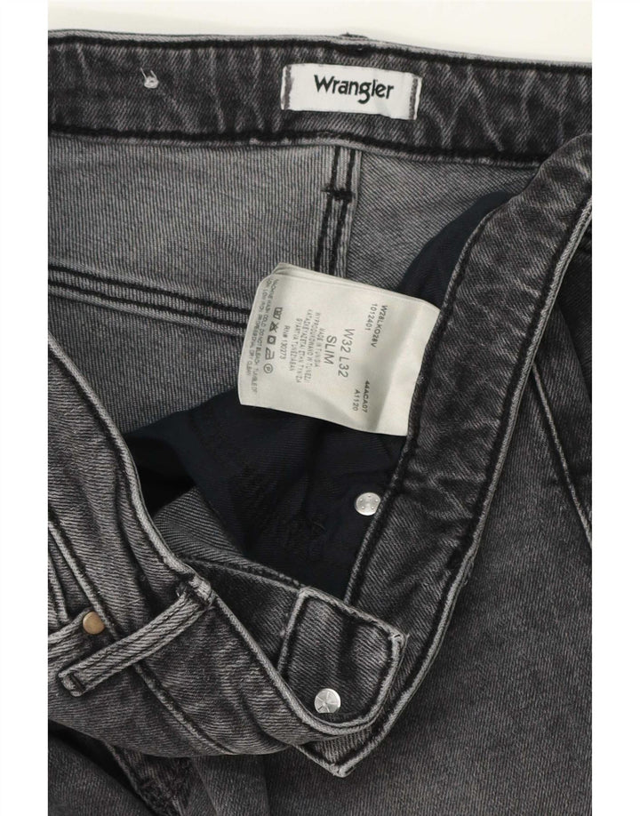 Blugi slim pentru bărbați Wrangler W32 L32 bumbac gri