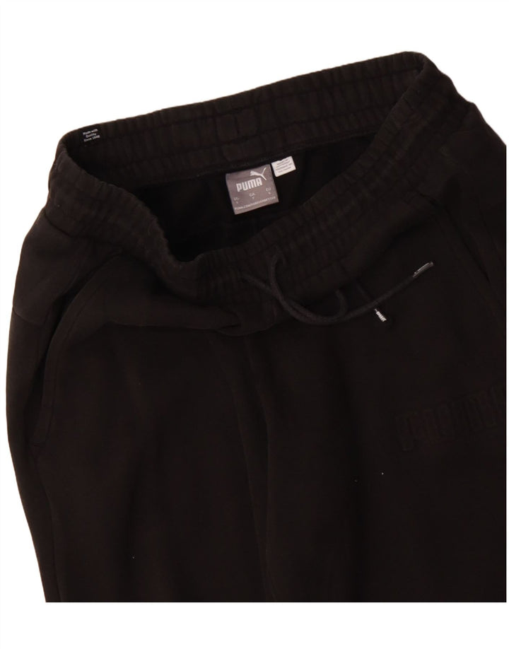 Pantaloni de trening PUMA pentru bărbați Pantaloni de jogging, bumbac negru mic