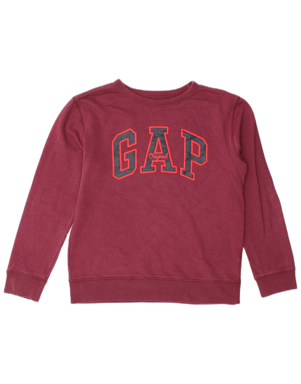 Gap Boys Pulover grafic 14-15 ani 2XL Bordeaux