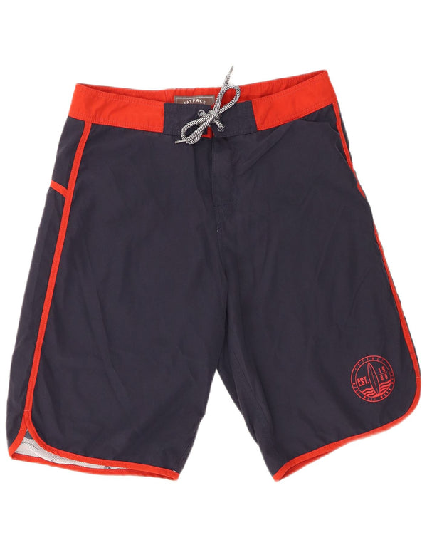 Pantaloni scurți de înot pentru bărbați Billabong, mari, albastru, bumbac color bloc