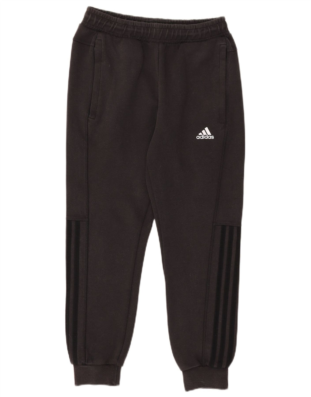 Pantaloni de trening pentru femei ADIDAS Joggeri UK 10 Bumbac negru mic