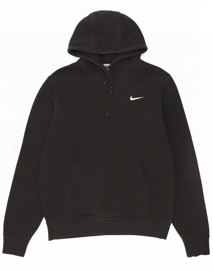 Pulover Nike pentru bărbați, bumbac mediu negru