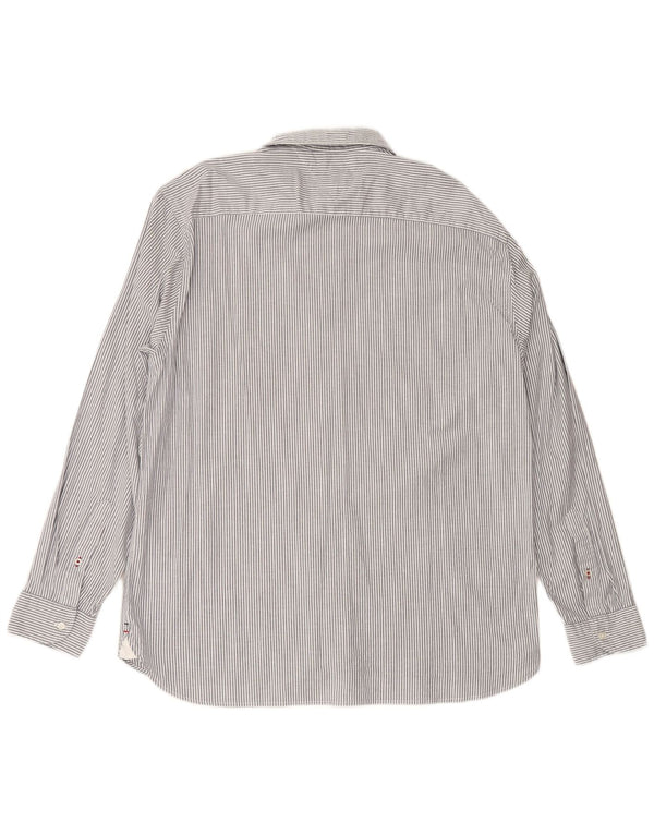 Cămașă TOMMY HILFIGER pentru bărbați, 2XL, bumbac cu dungi, gri