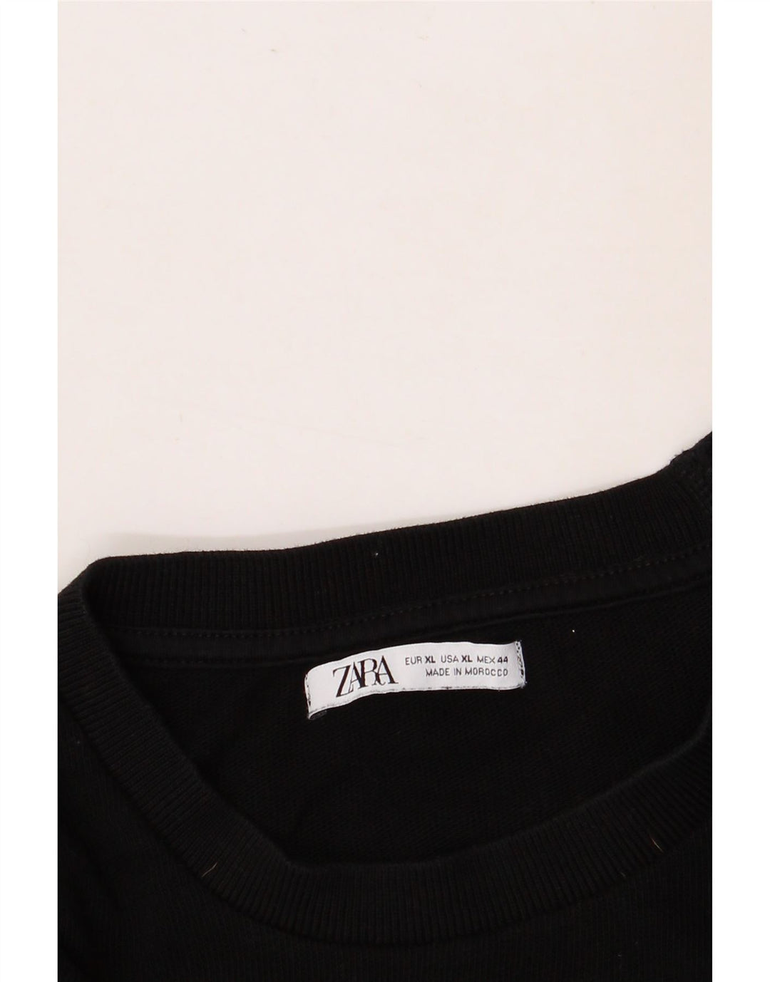 Tricou Bărbați ZARA Top XL Negru