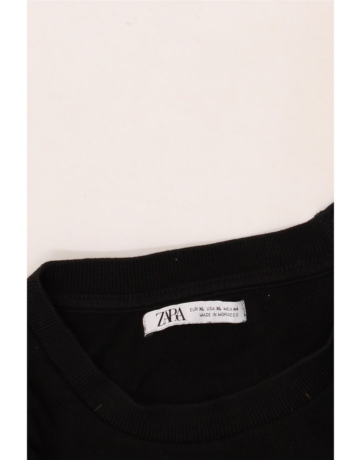 Tricou Bărbați ZARA Top XL Negru