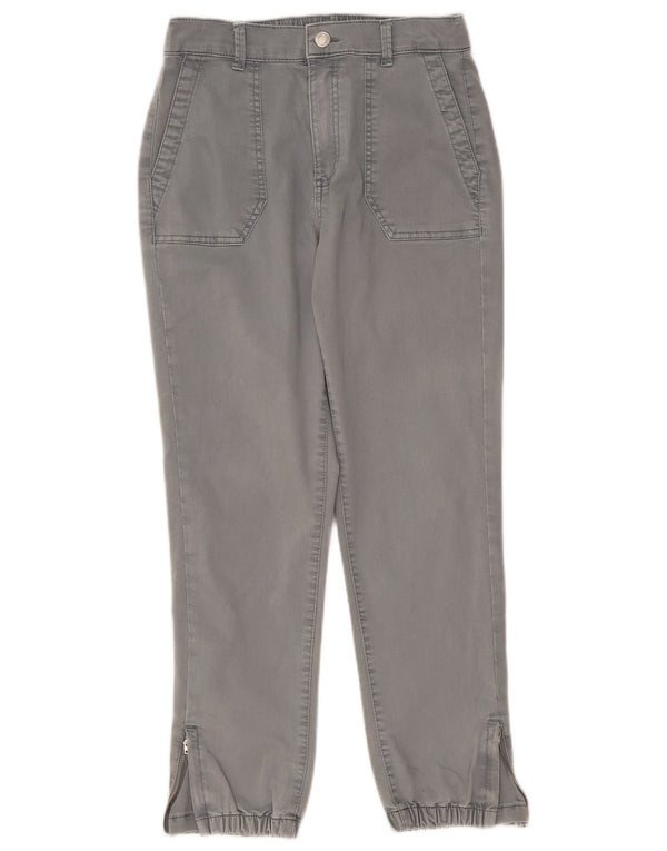 Pantaloni chino pentru femei cu talie înaltă Marks & Spencer UK 10 Small W30 L27 gri