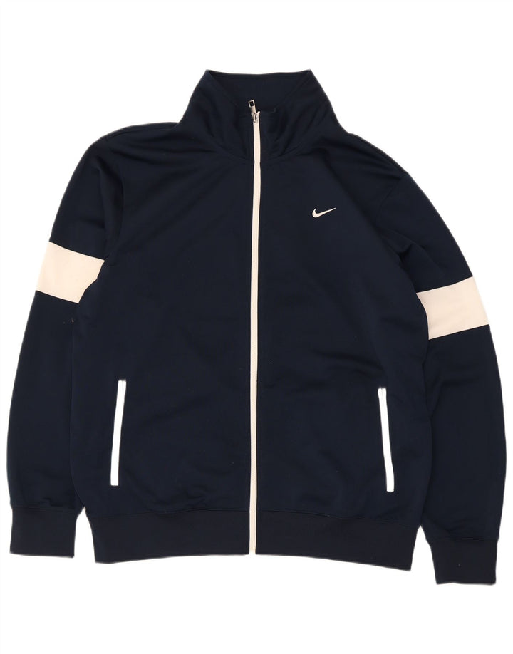 Jachetă de top pentru trening Nike pentru bărbați, cu formă regulată, mare, albastru bleumarin