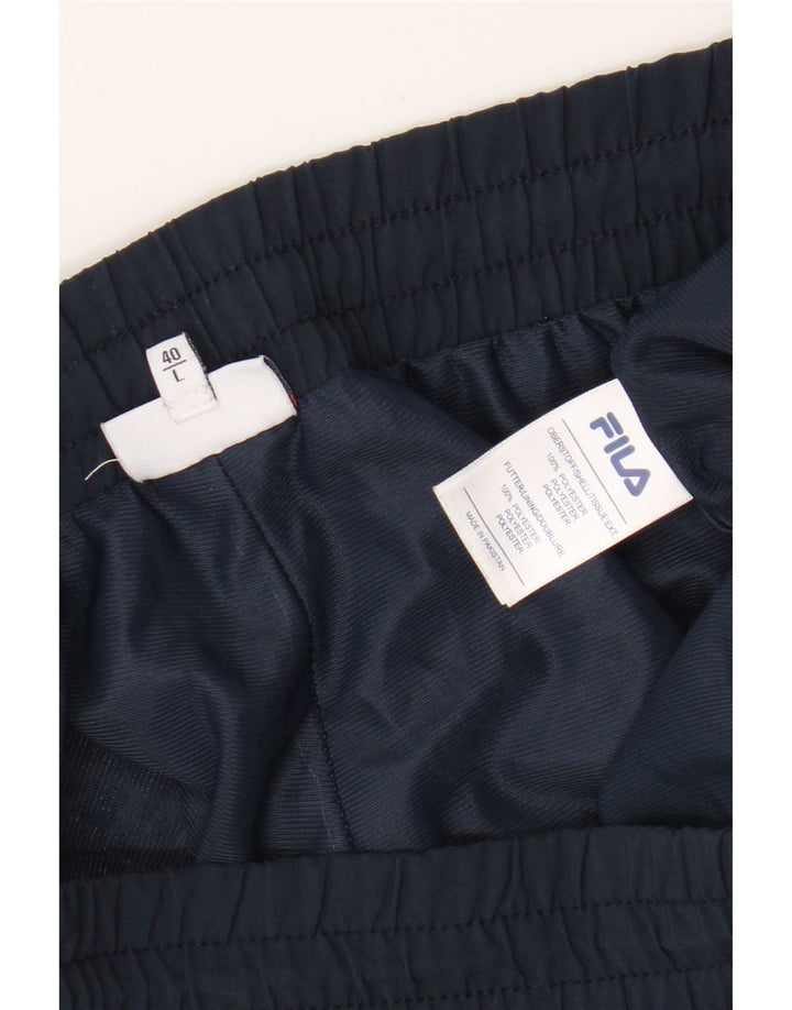 Pantaloni scurti sport Fila pentru femei UK 16, mari, bleumarin, poliester