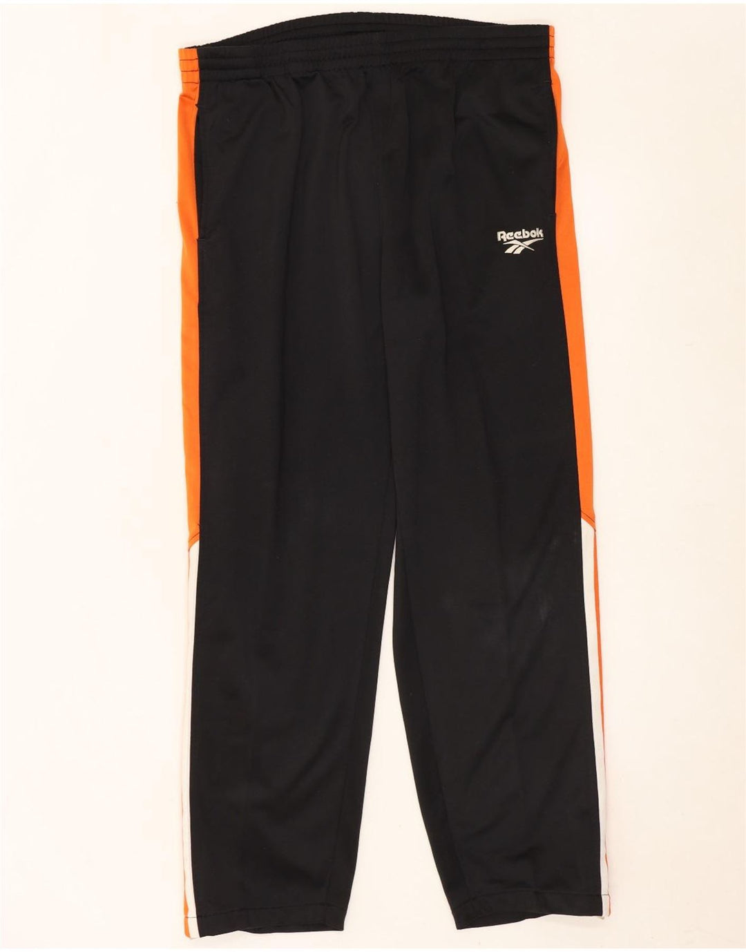 Pantaloni de trening pentru bărbați Reebok, mari, negru, poliester color bloc
