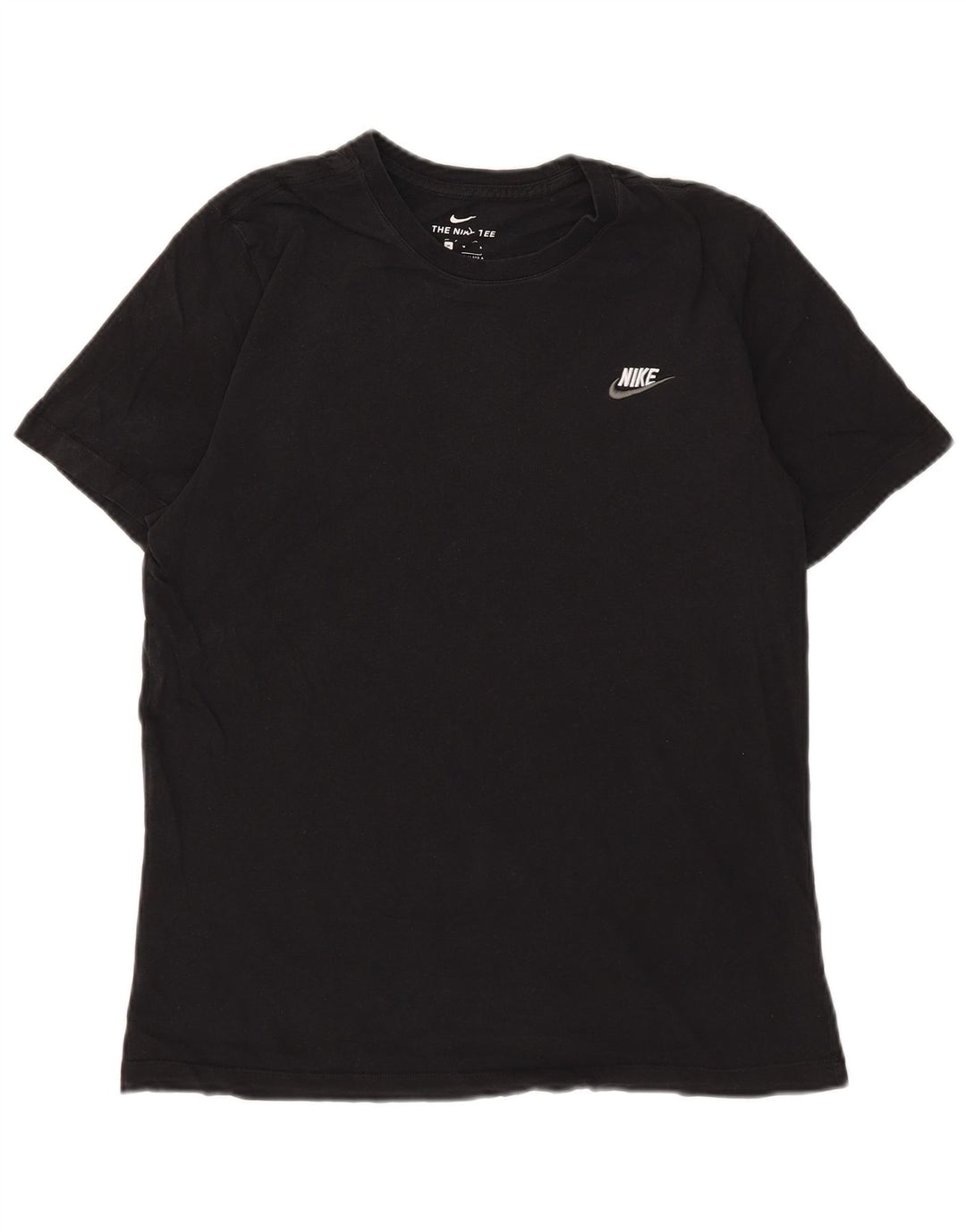 Tricou grafic Nike pentru bărbați Top mediu negru bumbac