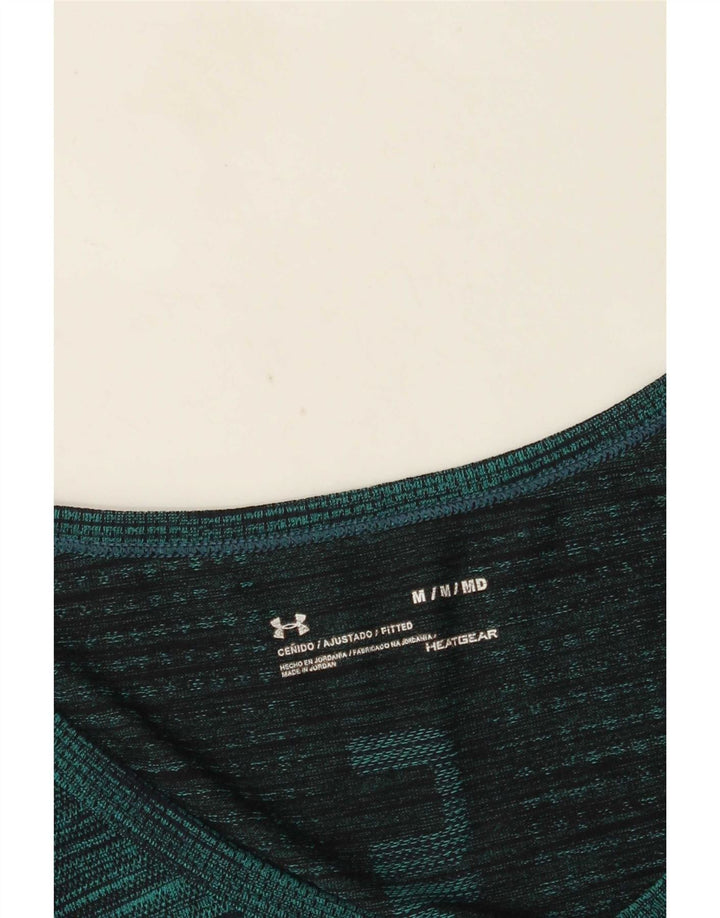 Vesta grafică Under Armour pentru bărbați Heat Gear, verde mediu pete