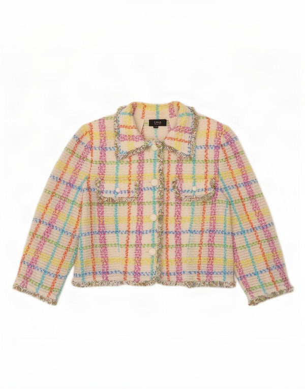 Jachetă Bolero pentru femei Liola cu mâneci 3/4 IT 48 XL, multicoloră