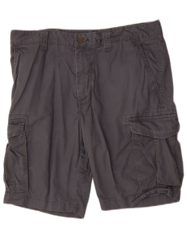Pantaloni scurți cargo pentru bărbați Marks & Spencer W34, bumbac gri mare