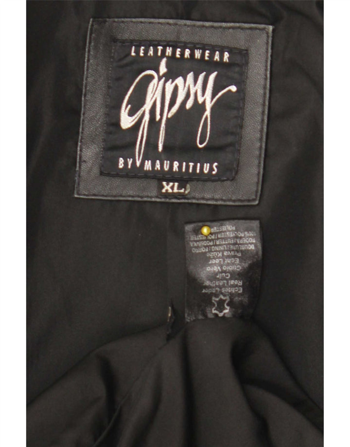 Gipsy by Mauritius Jachetă pentru bărbați cu 3 nasturi, UK 42 XL, negru