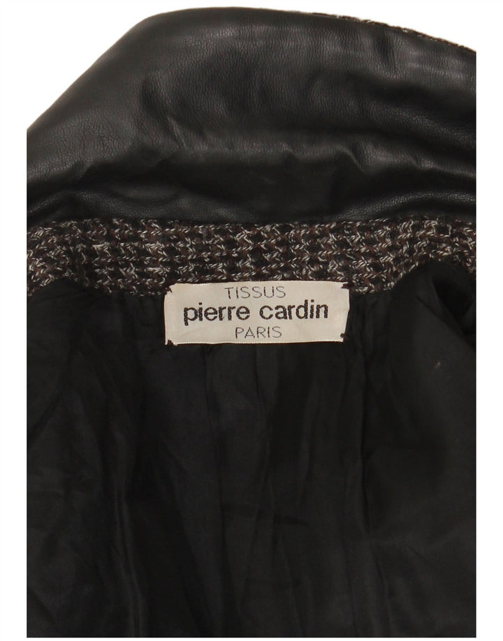 Pardesiu de damă Pierre Cardin UK 10 mic negru cu pete