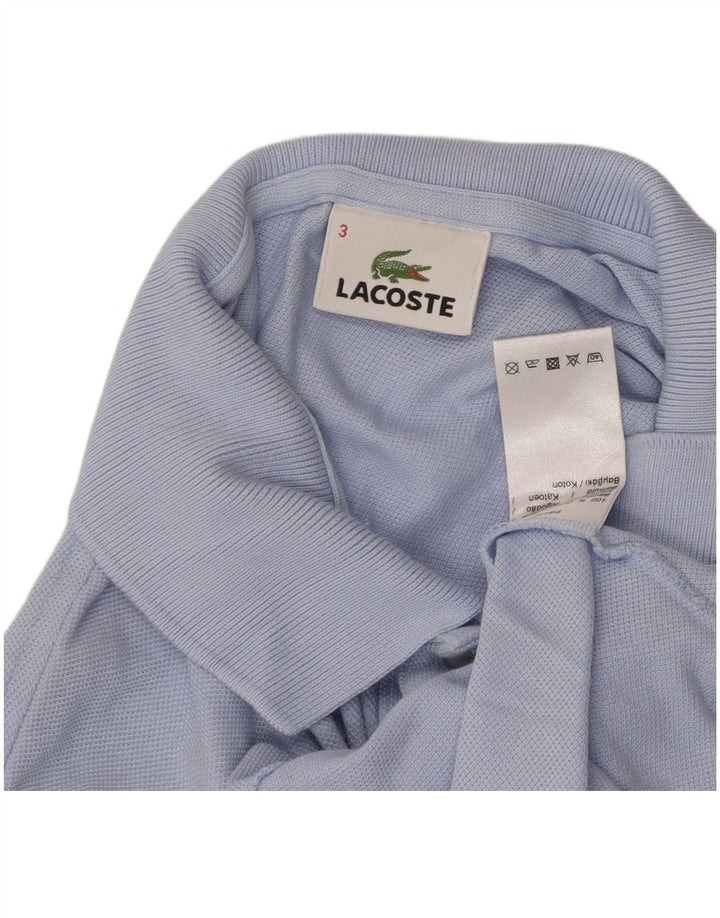 Tricou polo pentru bărbați Lacoste Mărimea 3 Bumbac albastru mic