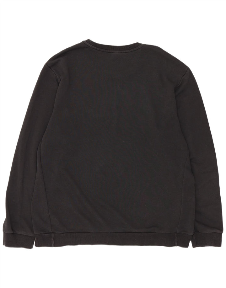 Hanorac pentru bărbați Adidas Graphic Regular Fit Jumper XL, bumbac negru