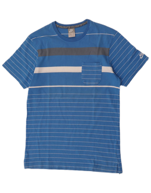 Tricou pentru bărbați Nike Top UK 39/41 Medium Blue Colorblock Bumbac