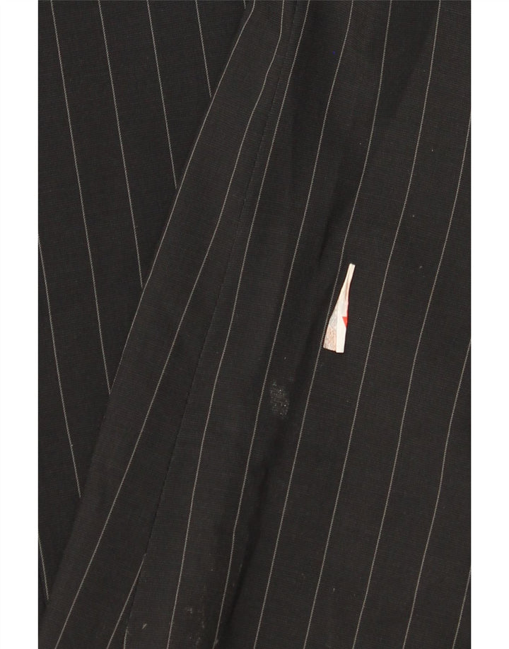 Blazer Armani Collezioni pentru bărbați, cu 3 nasturi, IT 52, mare, negru, cu dungi