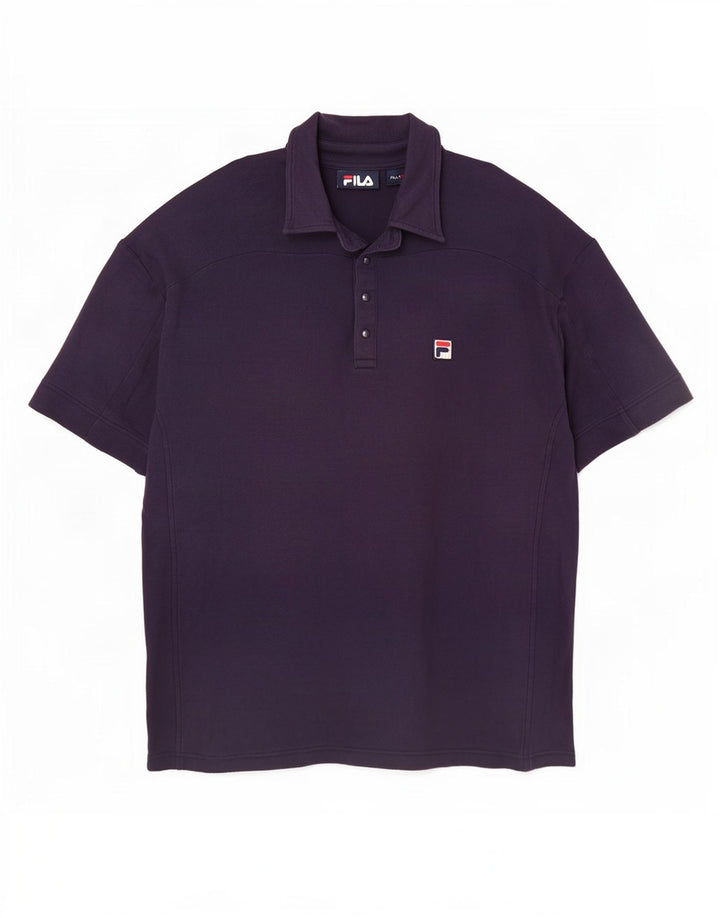 Cămașă Polo Fila Bărbați XL Bumbac Bleumarin