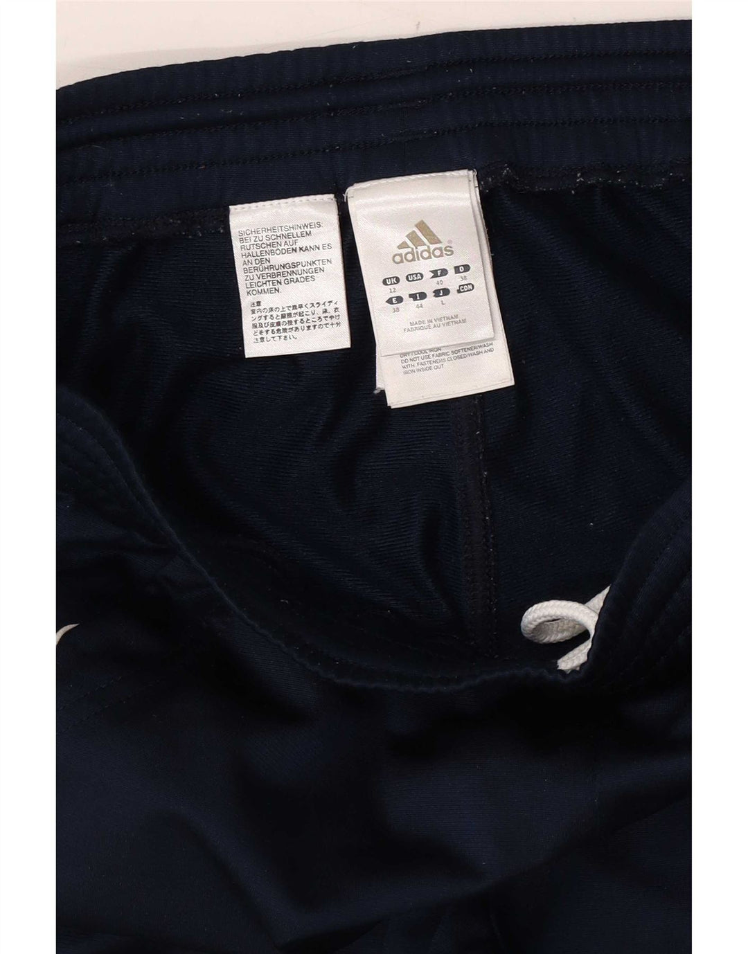 Pantaloni de trening Adidas pentru femei Pantaloni de jogging UK 12 Medium Bleumarin Poliester