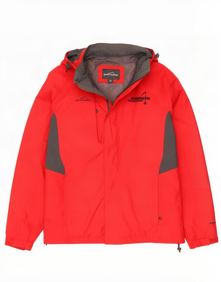 Jachetă pentru bărbați Eddie Bauer, 2XL, poliester color bloc de culoare roșu