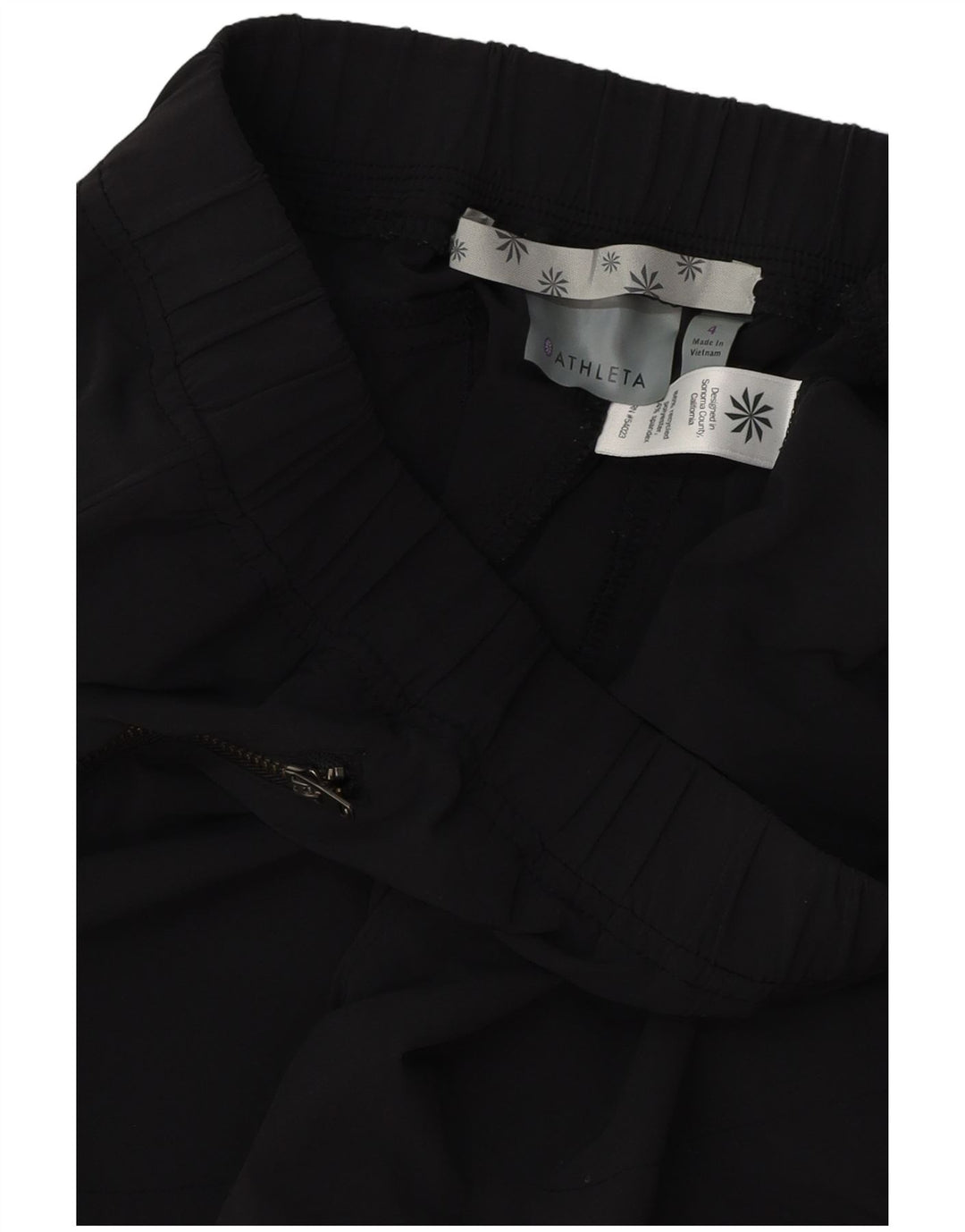 Pantaloni casual slim pentru femei ATHLETA US 4 Small W28 L28 Poliester negru