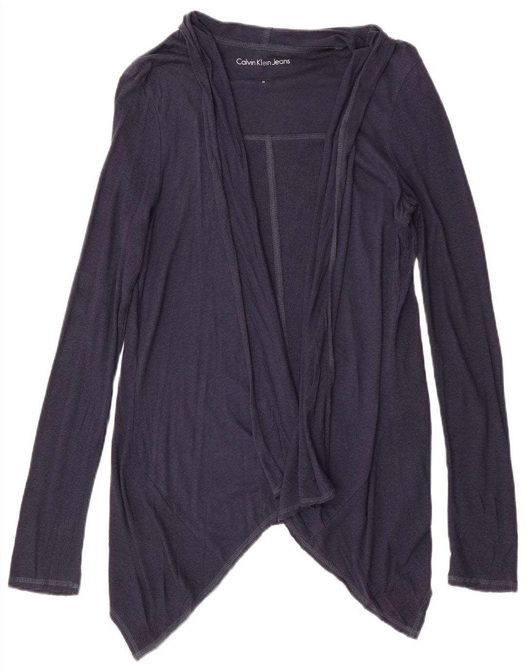 Cardigan pentru femei Calvin Klein Jeans Top UK 14 Medium Bleumarin Bumbac