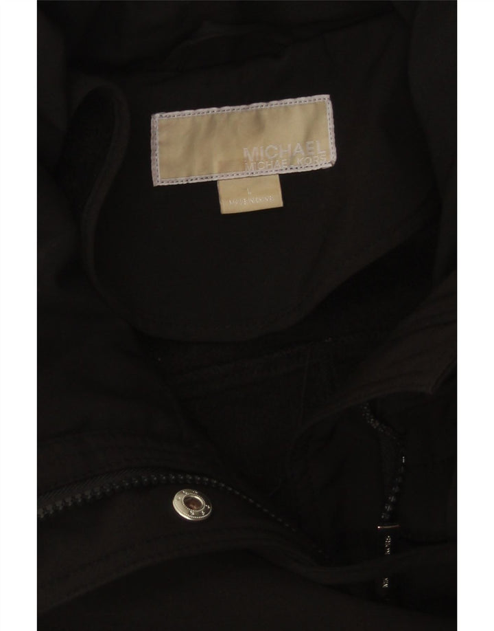 Palton pentru femei Michael Kors UK 14, mare, negru, poliester