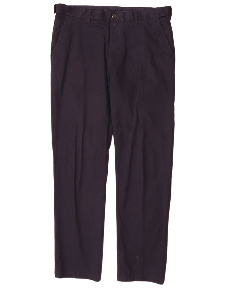 Pantaloni chino obișnuiți Blue Harbour pentru bărbați Marks & Spencer L38 L33 bleumarin