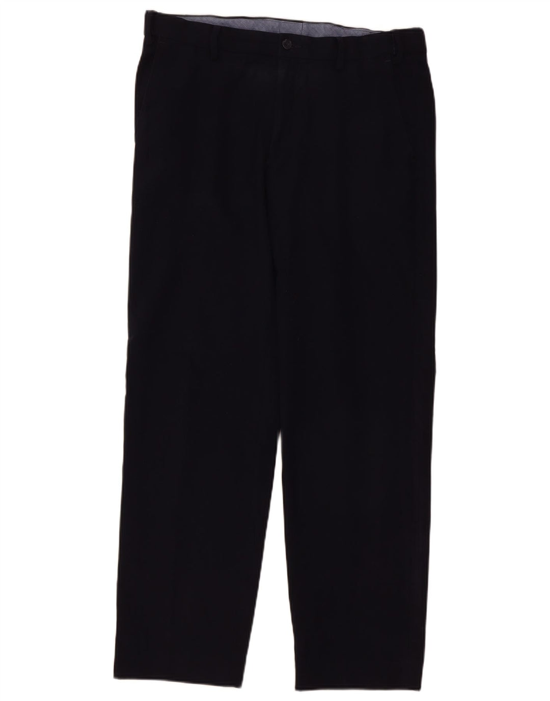 Pantaloni de costum obișnuiți drepti pentru bărbați Marks & Spencer L34 L31 bleumarin