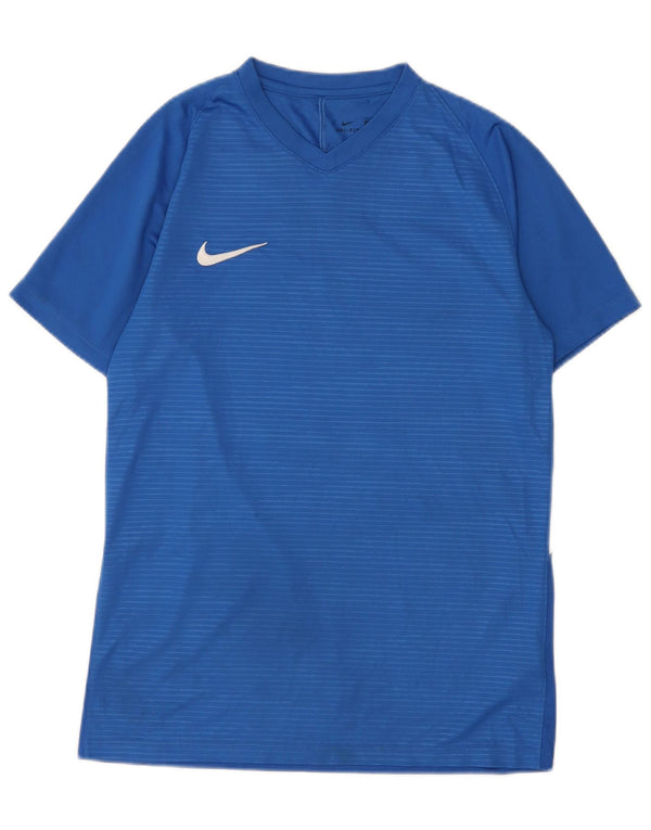 Tricou grafic Nike Dri Fit pentru bărbați Top Medium Blue Pinstripe Poliester