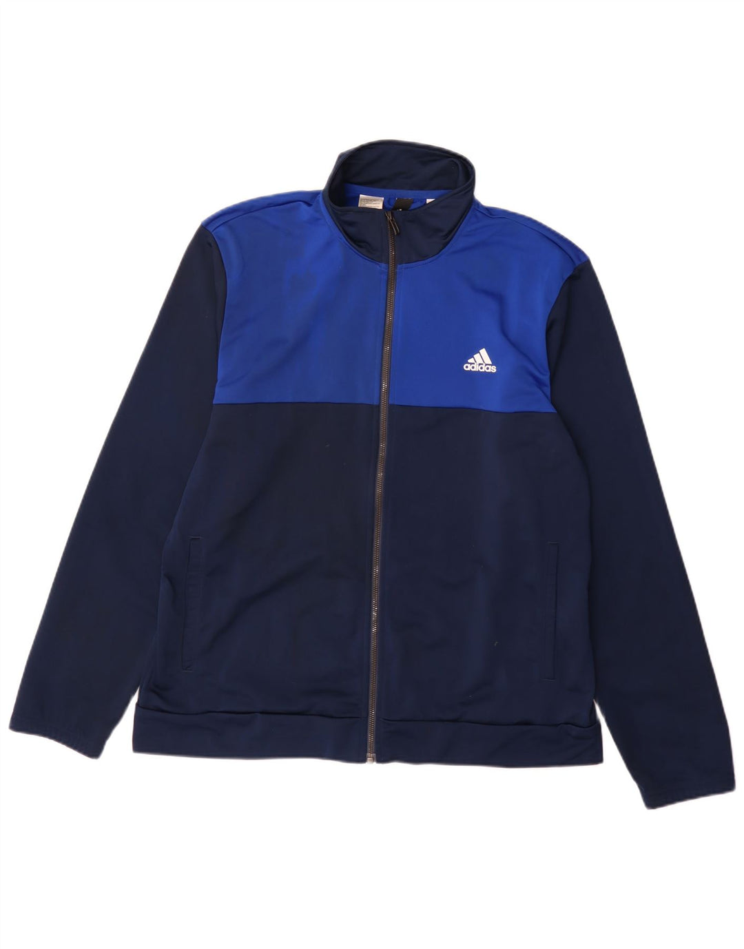 Jachetă de trening pentru bărbați Adidas, mare, albastru bleumarin