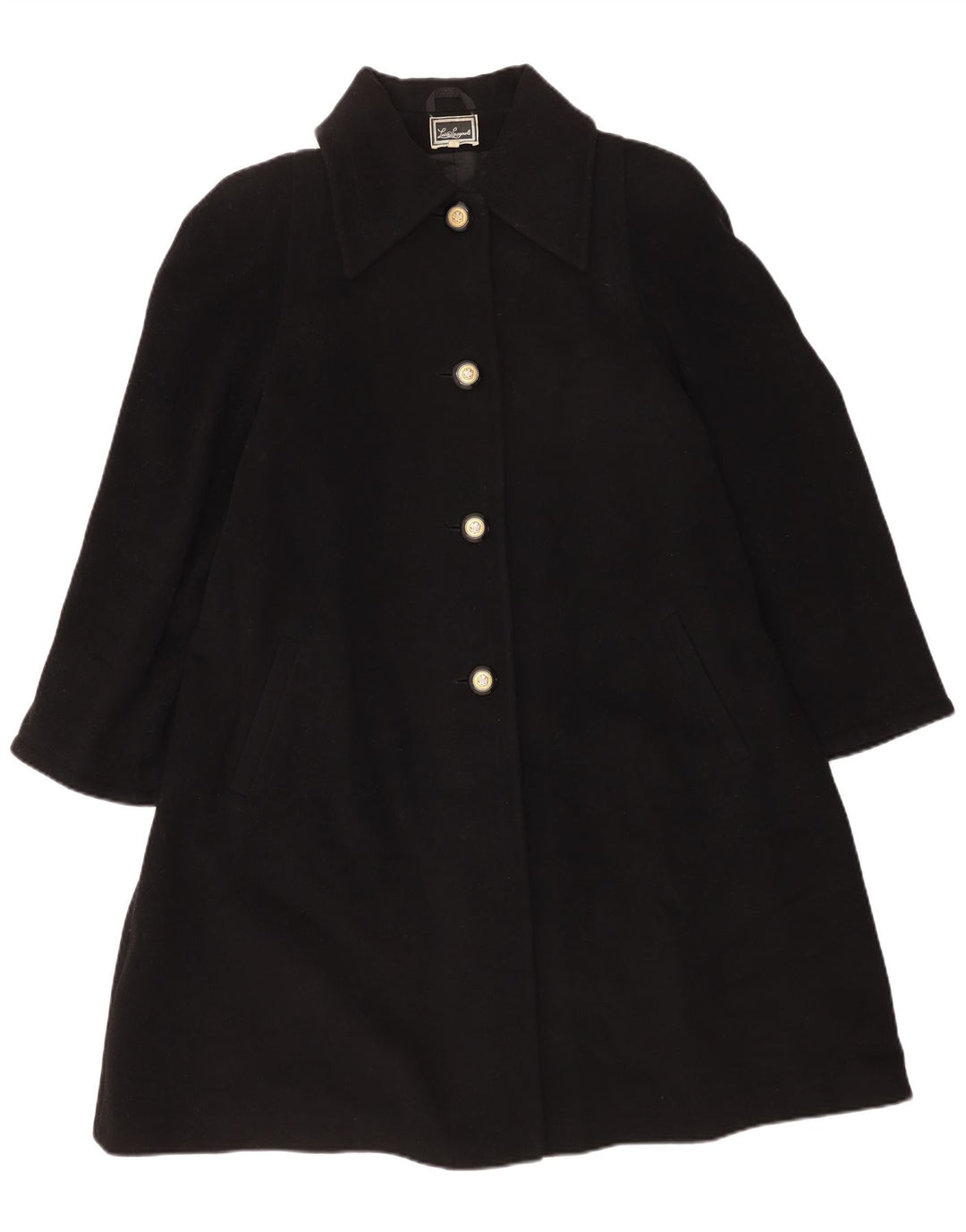Palton pentru femei Luisa Spagnoli UK 14 Medium Negru Lână virgină