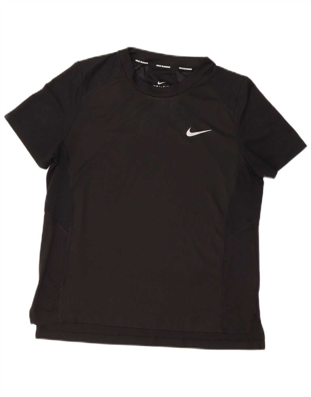 Tricou Nike Dri Fit pentru femei Top UK 14 Medium Negru Poliester Sport