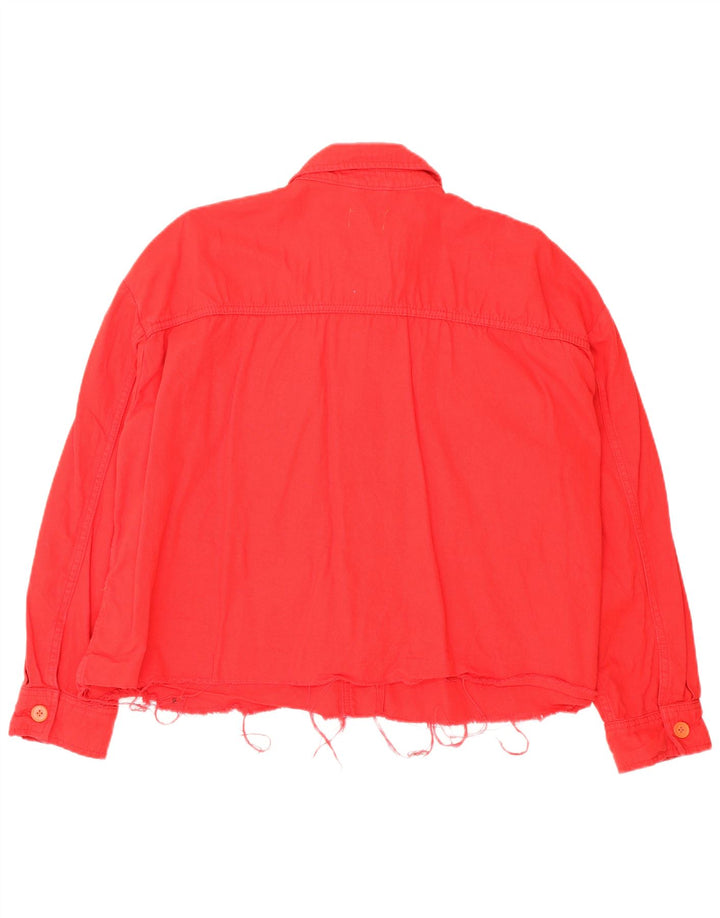 Jachetă bomber supradimensionată pentru femei Topshop, mare, roșu, 16 UK