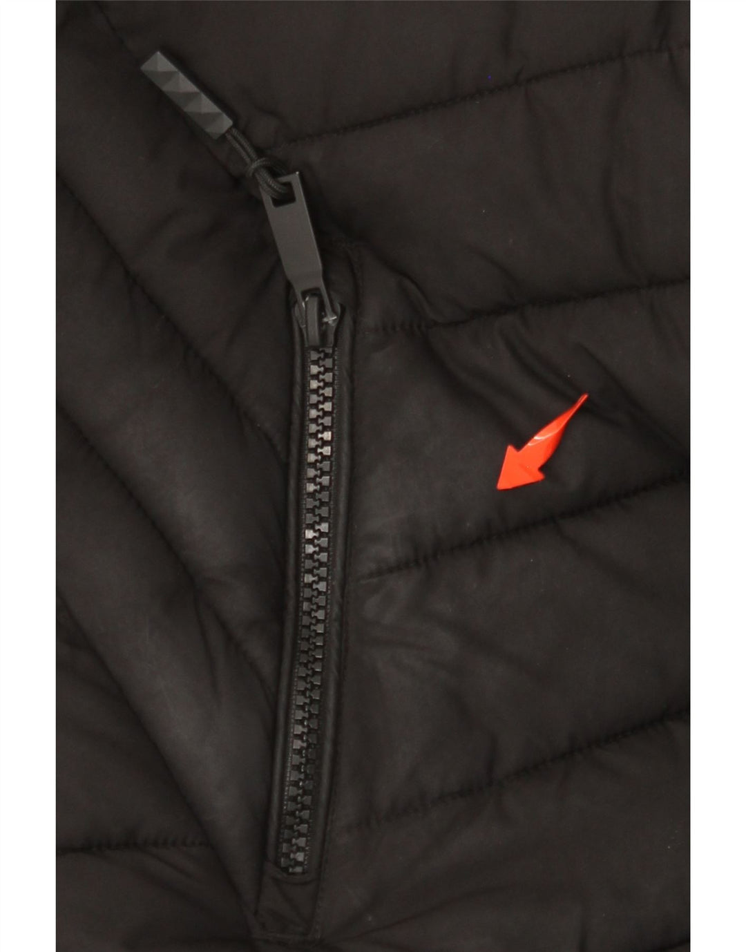 Palton căptușit pentru femei SUPERDRY UK 12 Poliester mediu negru